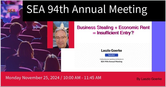 Das IAAEU auf der Jahrestagung der Southern Economic Association in Washington.